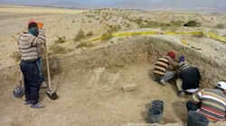Ramparts of ancient fort unearthed in northeast Iran
