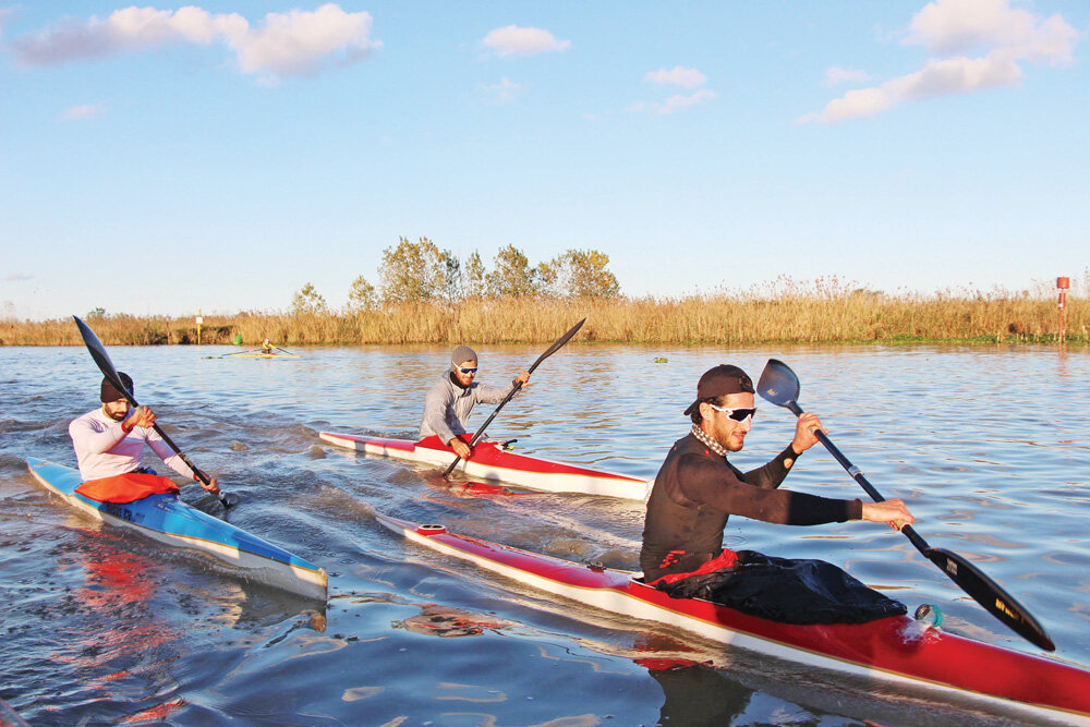 Training camp of Iran national canoeing team