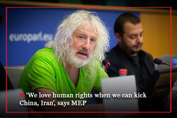 We love human rights when we can Kick China, Iran's, says MEP