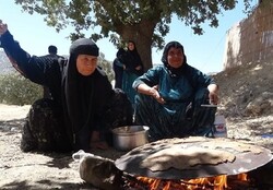 Glimpses of bread making in Iran