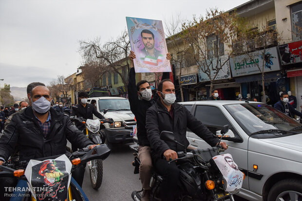 Mohsen Jafari, martyr of order and security, laid to rest