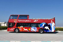 Hop-on hop-off busses reach Kish Island