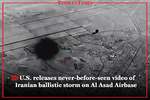 U.S. releases never-before-seen video of Iranian ballistic storm on Al Asad Airbase