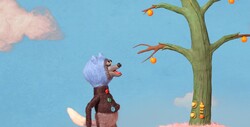 A scene from the Iranian animated movie “Eaten” by Mohsen Rezapur.