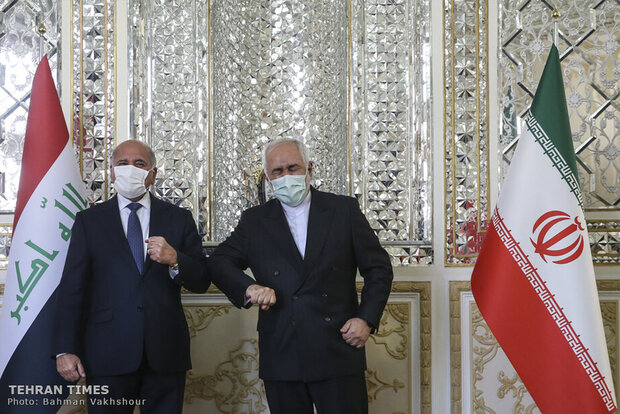 Zarif meets his Iraqi counterpart