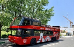 Hop-on hop-off bus roams Tehran in memory of health martyrs