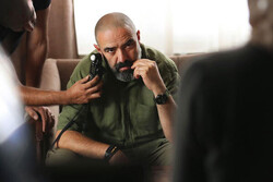 Hassan Majuni acts in a scene from “The Badger” by Kazem Mollai.