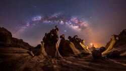 “Night Lovers” by Iranian photographer Mohammad Hayati is among the winners of the Milky Way Photographer of the Year competition.