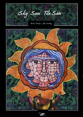 A poster for “Sky Sun, Tile Sun” by Ziba Arzhang. 