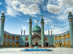 A view of Mohammed Helal shrine near Kashan