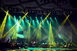 This file photo shows Istgah Orchestra performing with French pianist Richard Clayderman during a concert at the Grand Hall of the Interior Ministry in Tehran on June 27, 2018.