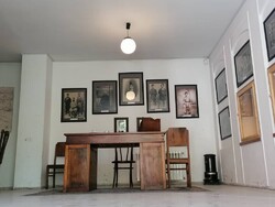 This photo shows a room in the Ali Monsieur Museum in Tabriz. 