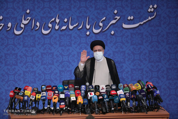 President-elect Raisi’s first press conference