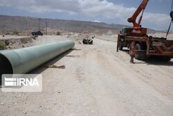 Persian Gulf water transfer project on pipe-laying phase