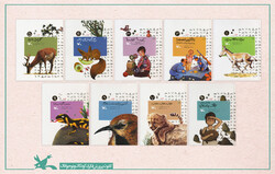 This combination photo shows the front covers of the nine books of the series “Hey! Take Care of Us”.   