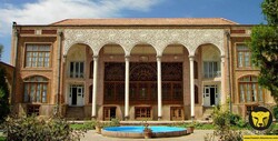 A view of the Constitution House in Tabriz