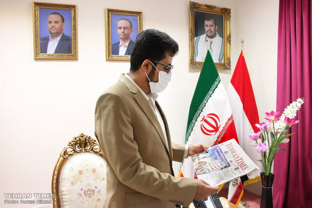 Yemen's diplomat sits for interview with Tehran Times 