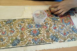 Exquisite carpet patterns restored in Kerman