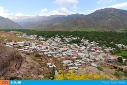 A view of the Barandaq village in Ardabil province, northwestern Iran.
