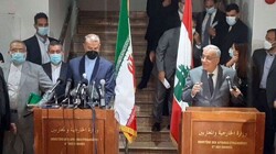 Iran's FM with Lebanese counterpart