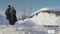 A poster for the Iranian documentary “The Snow Calls”.