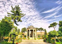 Mausoleum of Persian poet Hafez, Shiraz.