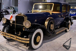 Gold-plated limousine, world’s only Panther-Laser shine at Tehran museum