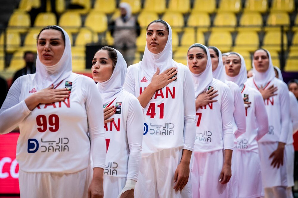 Iran women’s basketball team move up at FIBA ranking