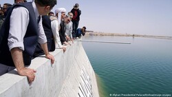 Kamal Khan Dam water toward Iran