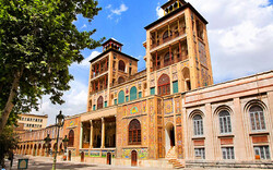 A view of UNESCO-registered Golestan Palace in downtown Tehran