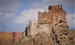 Perched on top of a steep hill, Alamut Castle was once sheltering the followers of a spiritual leader in the 12th century. 