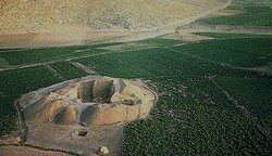 A general view of Ganj Dareh, a Neolithic settlement in western Iran.