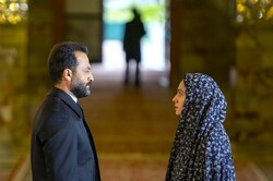 Mostafa Zamani and Pegah Ahangarani in a scene from “No Prior Appointment”.