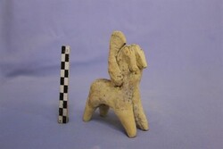 Clay horse figurine discovered in Susa