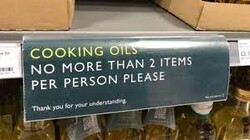 UK rationing cooking oil amid supply crisis