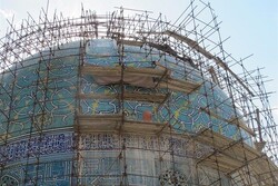 Imam Mosque scaffolding to come down after 10 years