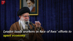 Leader lauds workers in face of foes' efforts to upset economy