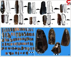 Neolithic obsidian tools