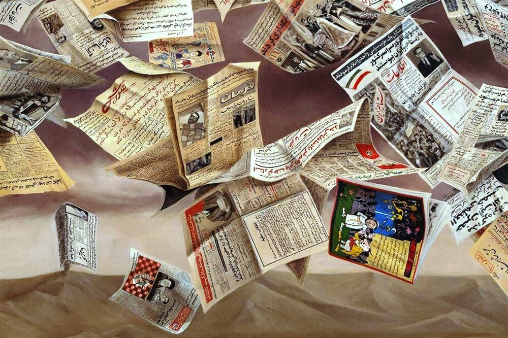 * An exhibition of paintings by Maryam Farzadian is currently underway at Aran Gallery.