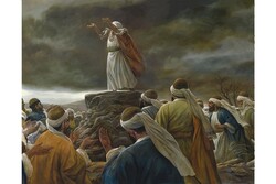 This picture shows “The Rain Prayer” by Hassan Ruholamin.