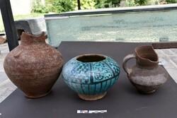 Ilkhanid earthenware, qanat remnants unexpectedly discovered