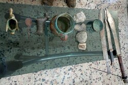 11 historical relics recovered by Iranian police