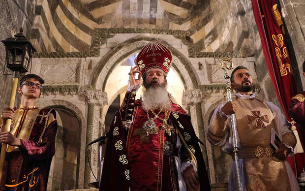 Christian worshippers celebrate Badarak ritual in northwest Iran