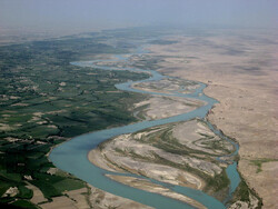 Helmand water flows from Afghanistan into Iran