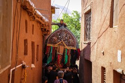 Abyaneh holds Nakhl-Gardani ritual in Ashura commemoration