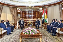 Iran's provincial governor meets KRG prime minister