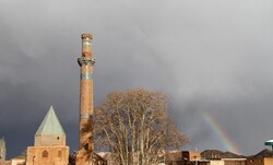 Ancient mudbrick minaret restored as routine maintenance