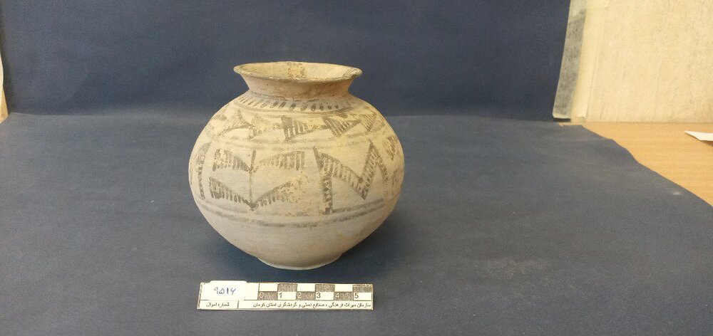 Prehistorical objects, recovered from illegal diggers, restored