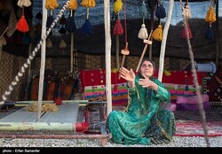 Glimpses of intricate carpets handwoven in Fars region