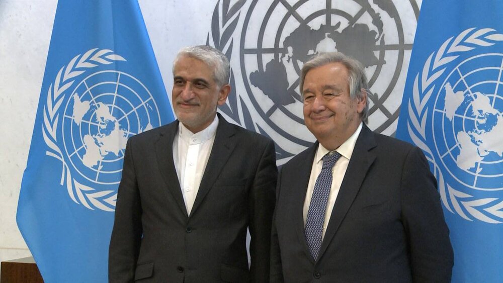 Iranian envoy submits credentials to UN chief